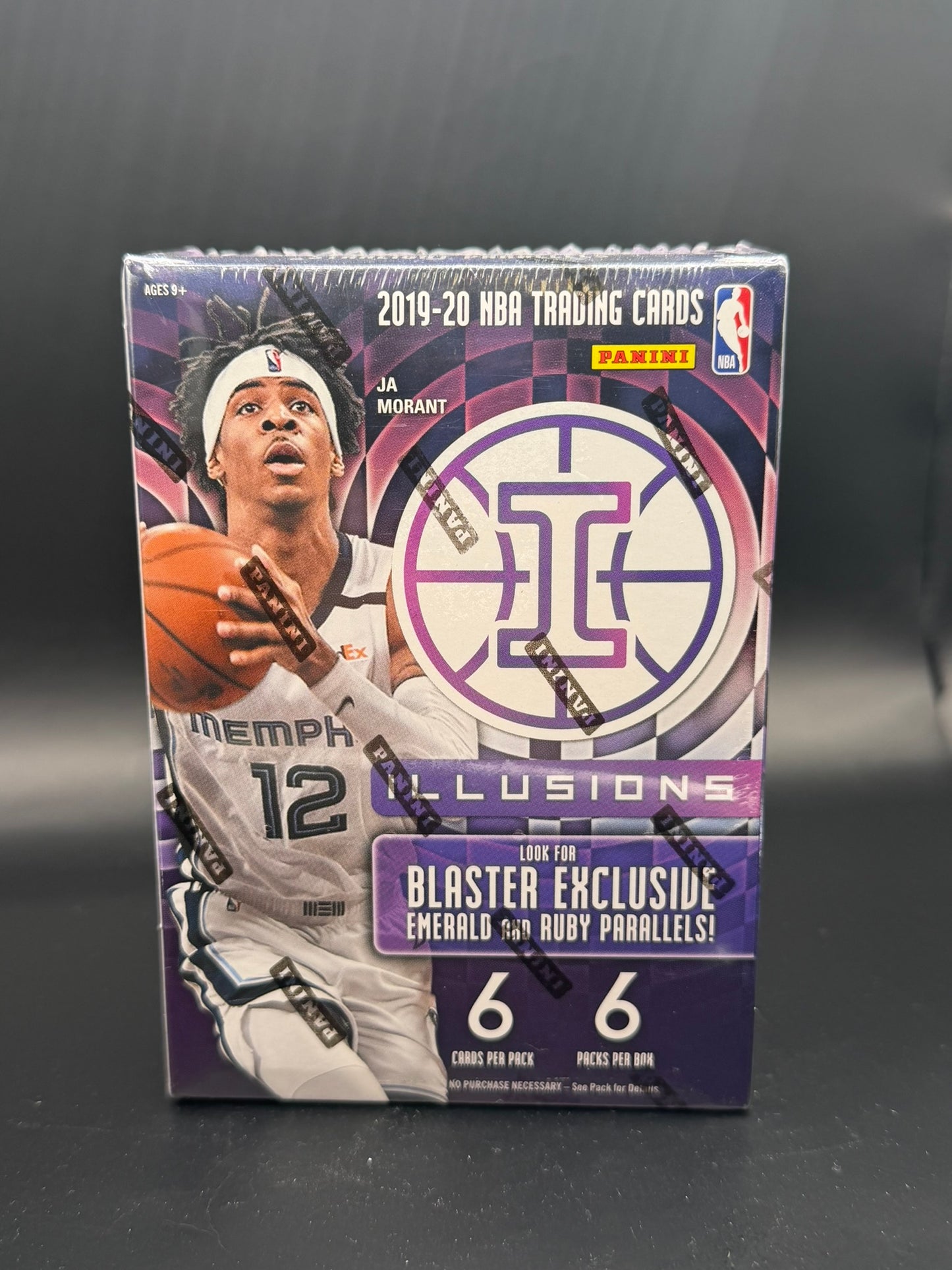 2019-20 Panini Illusions Basketball Blaster Box – Factory Sealed – Ja Morant & Zion RC Chase