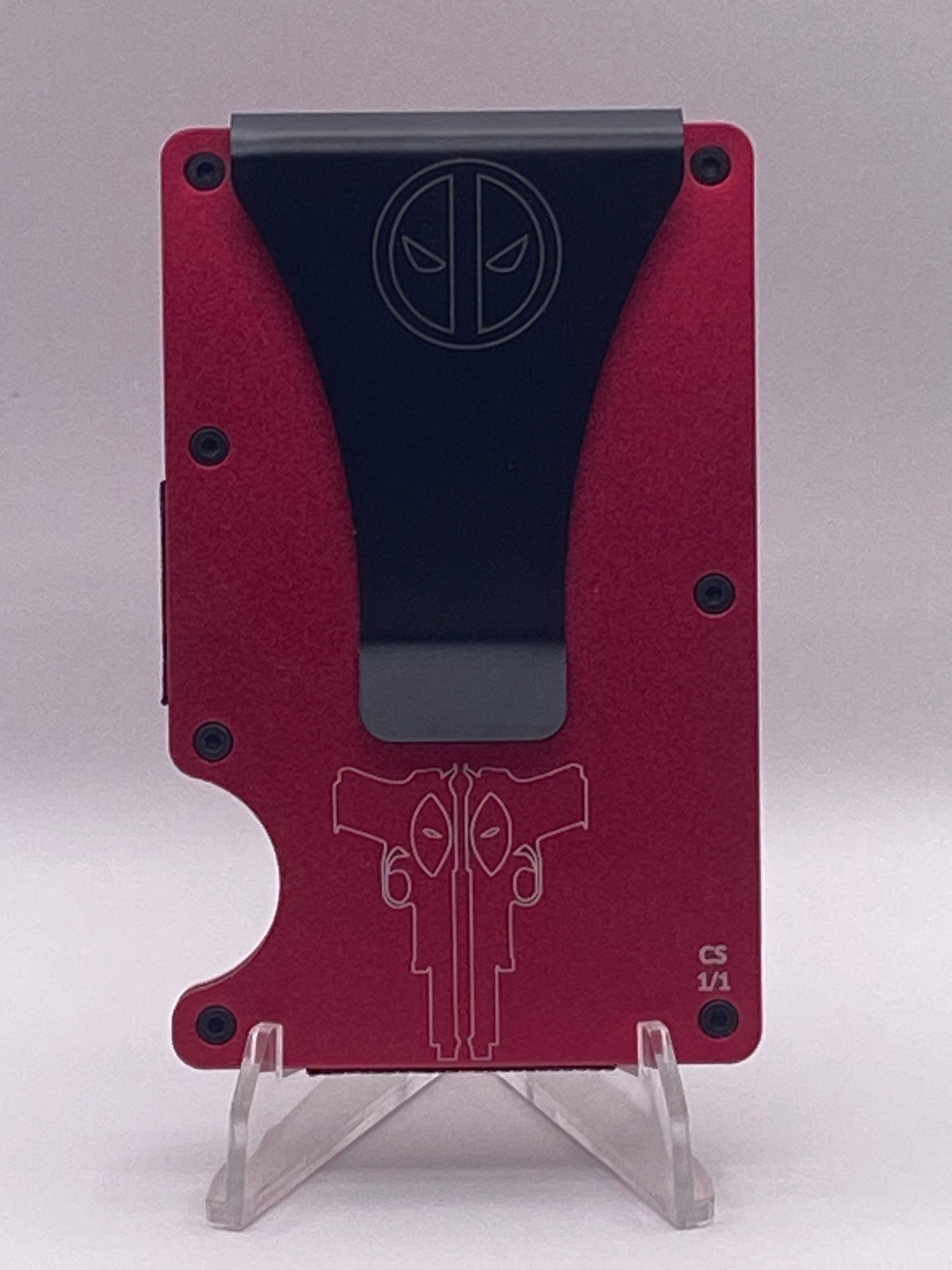 Deadpool “Double Thumbs” RFID Wallet – 1/1 Red Edition by CS