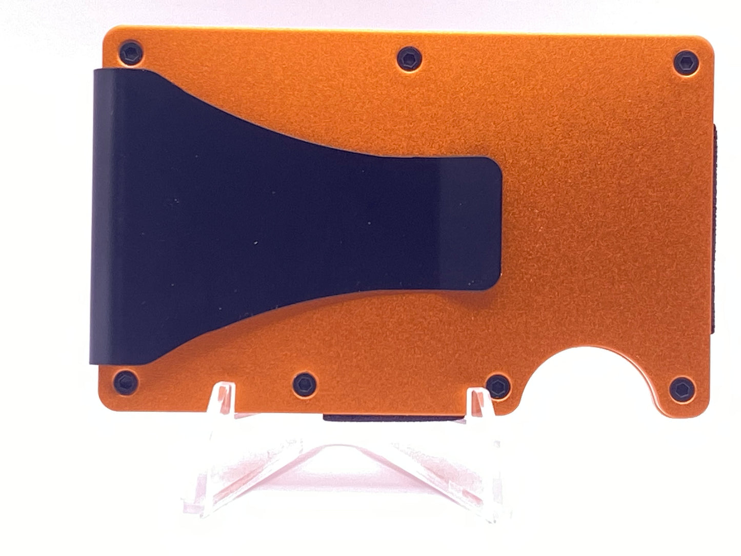 Houston Astros RFID Wallet | Orange Laser Engraved Aluminum Card Holder