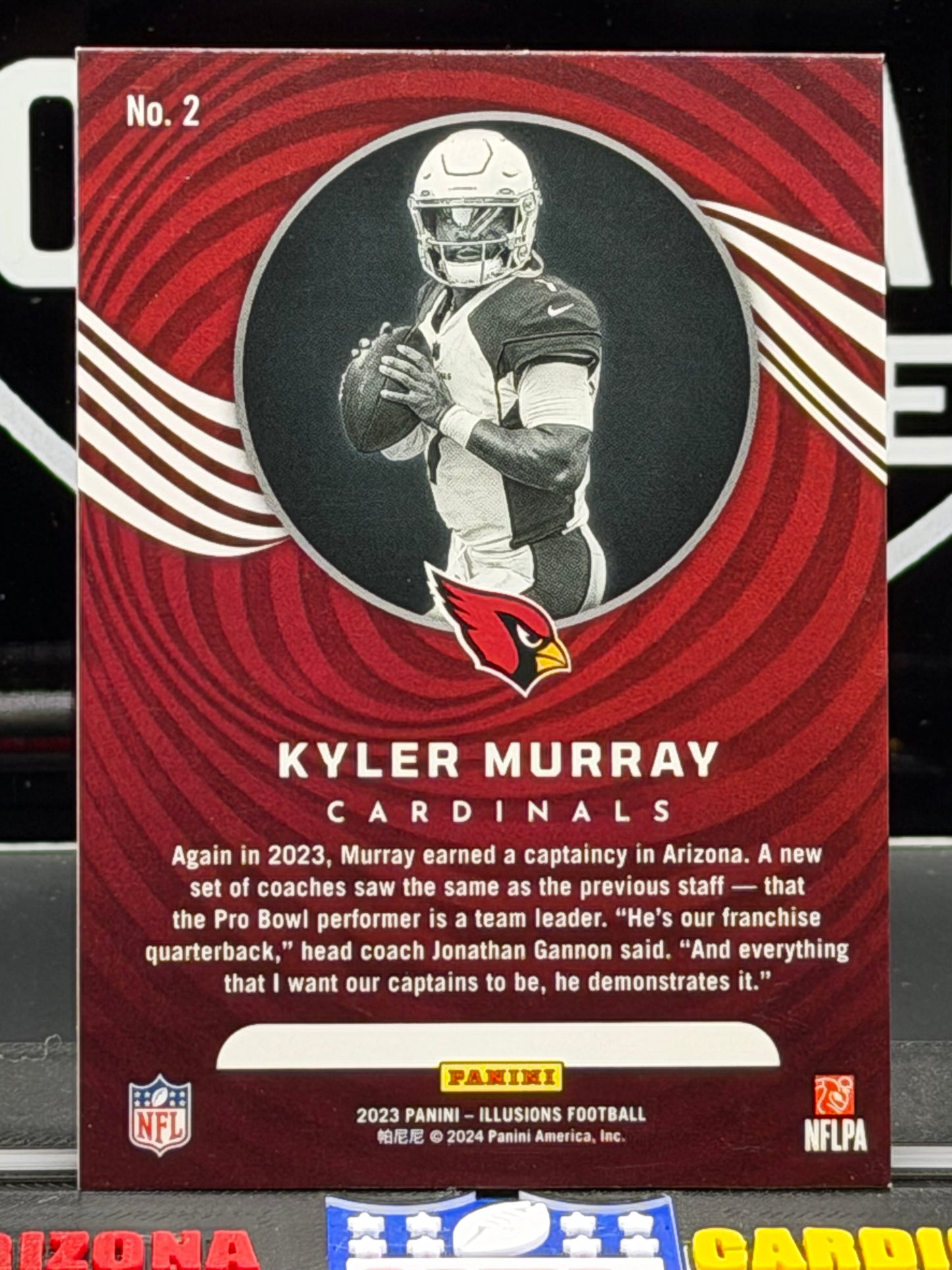 2023 Panini Illusions Kyler Murray Orange /125 #2 Cardinals