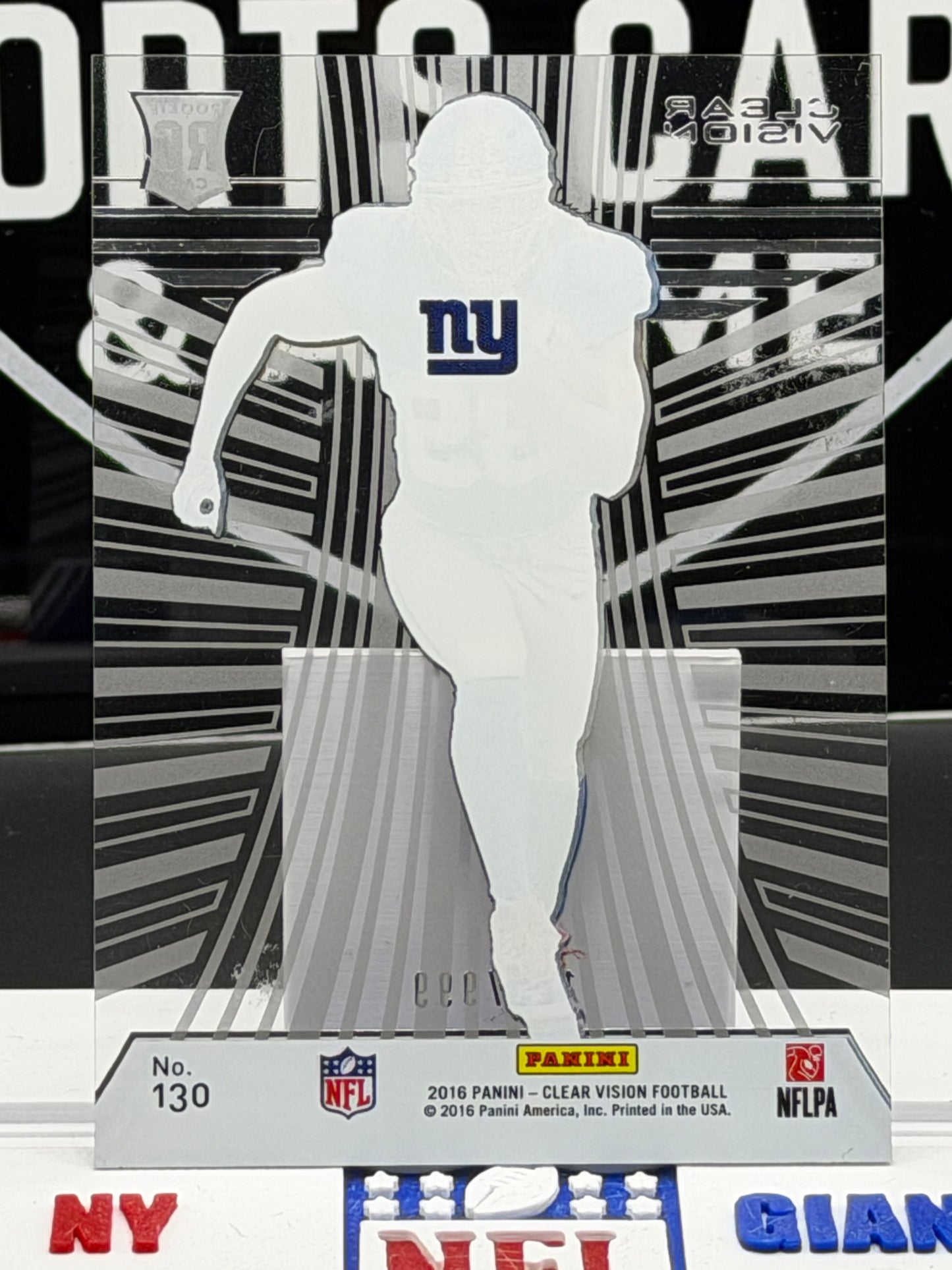 2016 Panini Clear Vision Paul Perkins RC /999 Giants Rookie #130