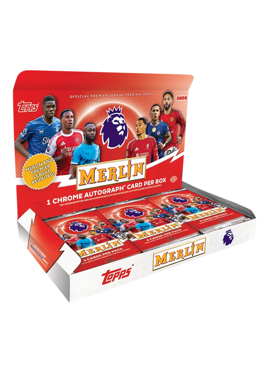 2025/26 Topps Merlin Premier League Soccer Hobby Box