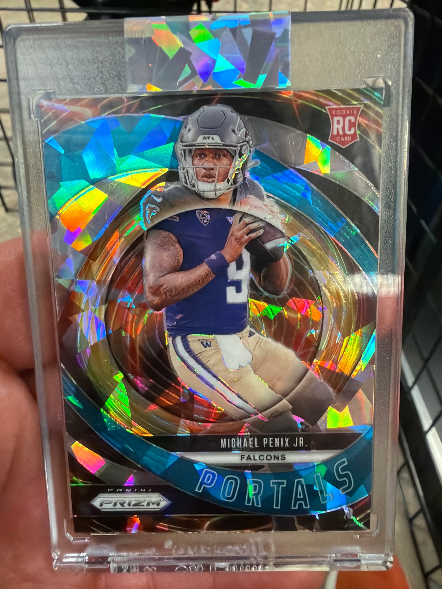 2024 Prizm Portals Michael Penix Jr RC Silver /99 Falcons #6