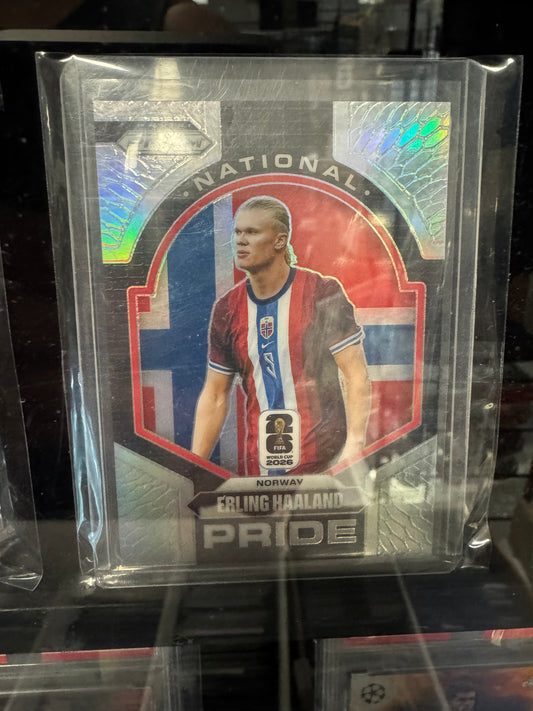 2026 Panini Prizm FIFA World Cup Erling Haaland National Pride #18 SSP – Norway