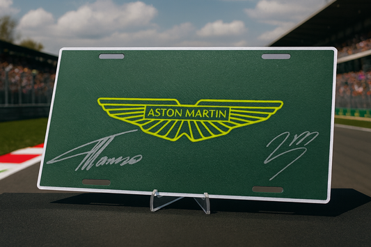 Aston Martin F1 License Plate – ABS Display Plate | Racing Green Edition