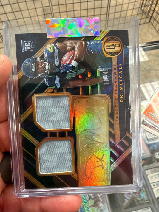 2019 Gold Standard DK Metcalf RC Triple Patch Rookie Seahawks #253