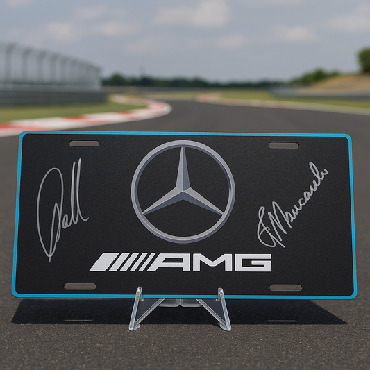 Mercedes F1 License Plate – ABS Display Plate | AMG Petronas Edition