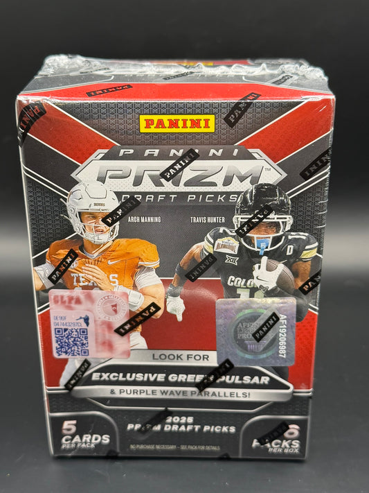 2025 Panini Prizm Draft Picks Collegiate Football Blaster Box