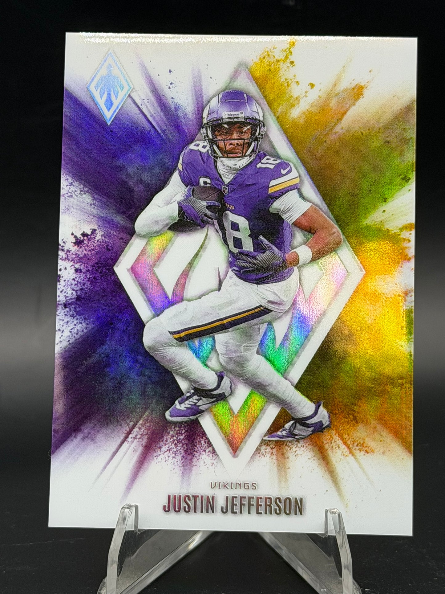 2025 Panini Phoenix Justin Jefferson Color Blast #19 SSP Case Hit Vikings