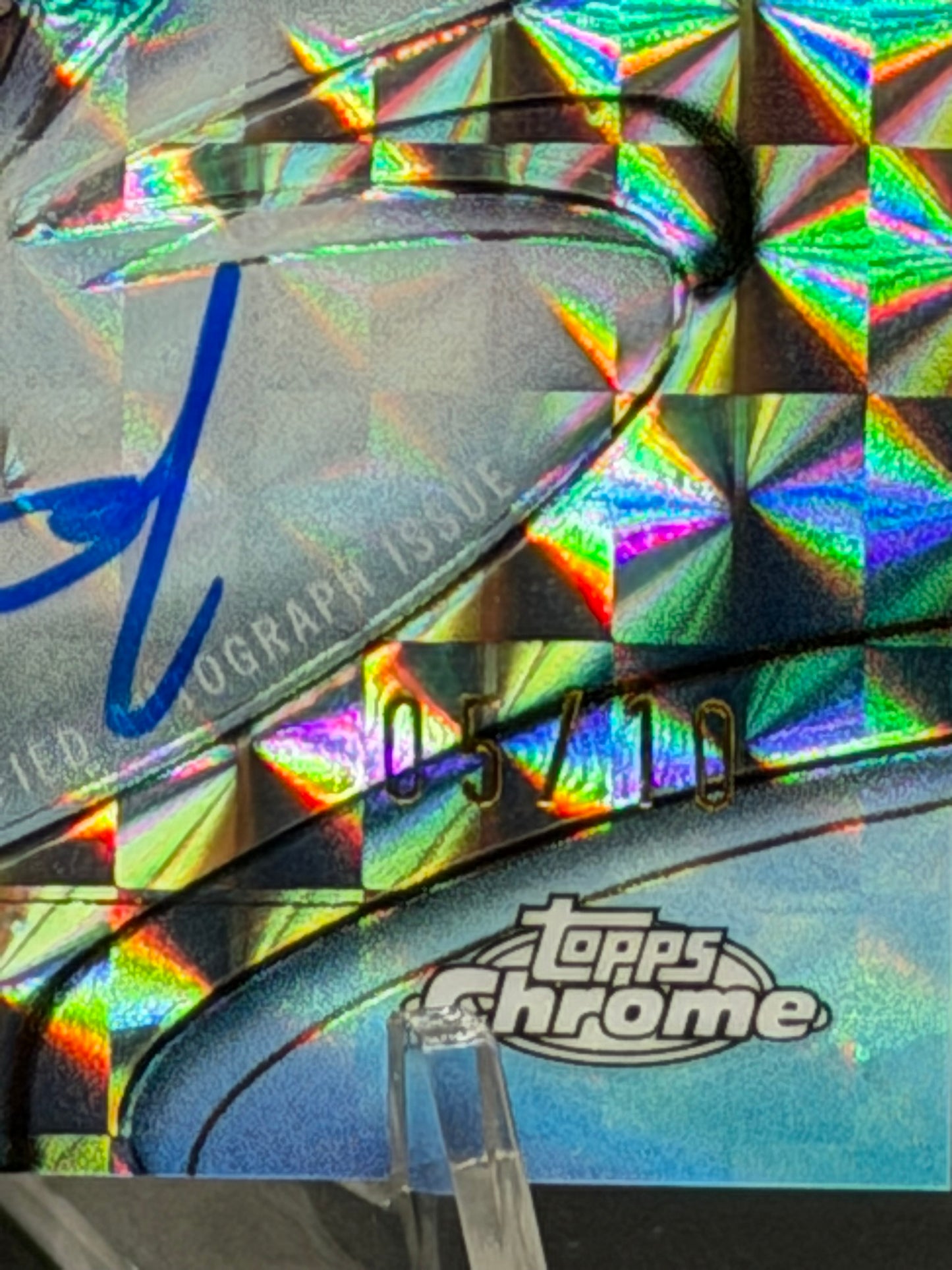 2025 Topps Chrome Justin Jefferson Chromographs Auto Black Geometric /10 CG-JJ Vikings