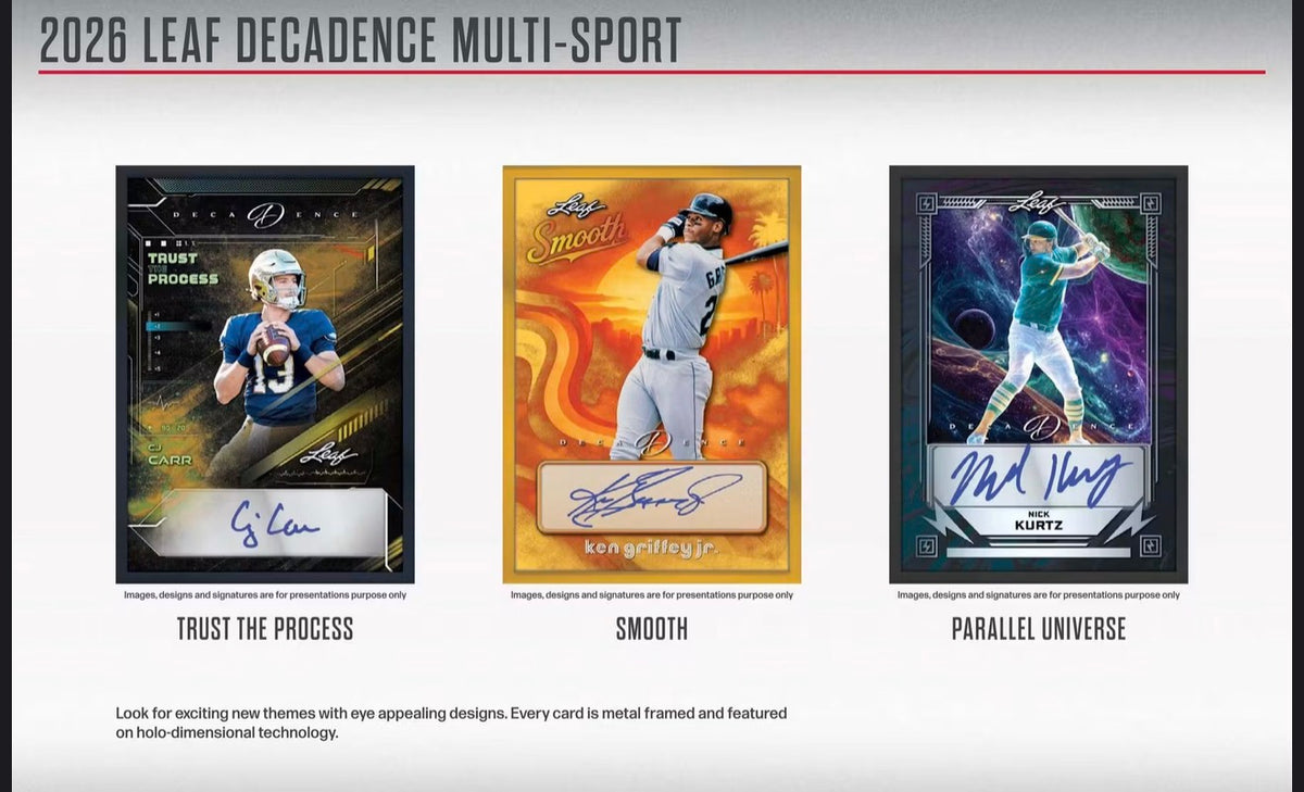 2026 Leaf Decadence Multisport Hobby Box
