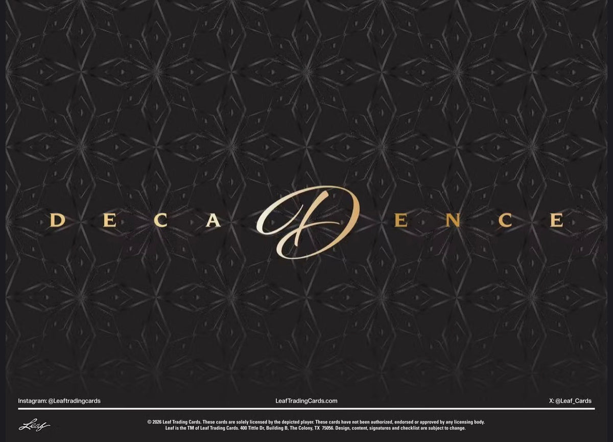 2026 Leaf Decadence Multisport Hobby Box