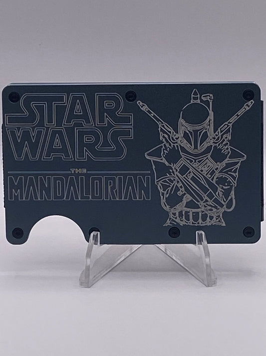 The Mandalorian™ RFID Wallet – Limited Edition Engraved Metal Card Holder | "This Is The Way"