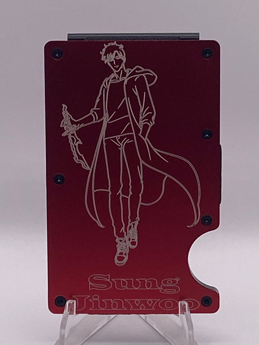 Red Sung Jinwoo RFID Wallet – Solo Leveling 1/1 Crimson Collector’s Edition