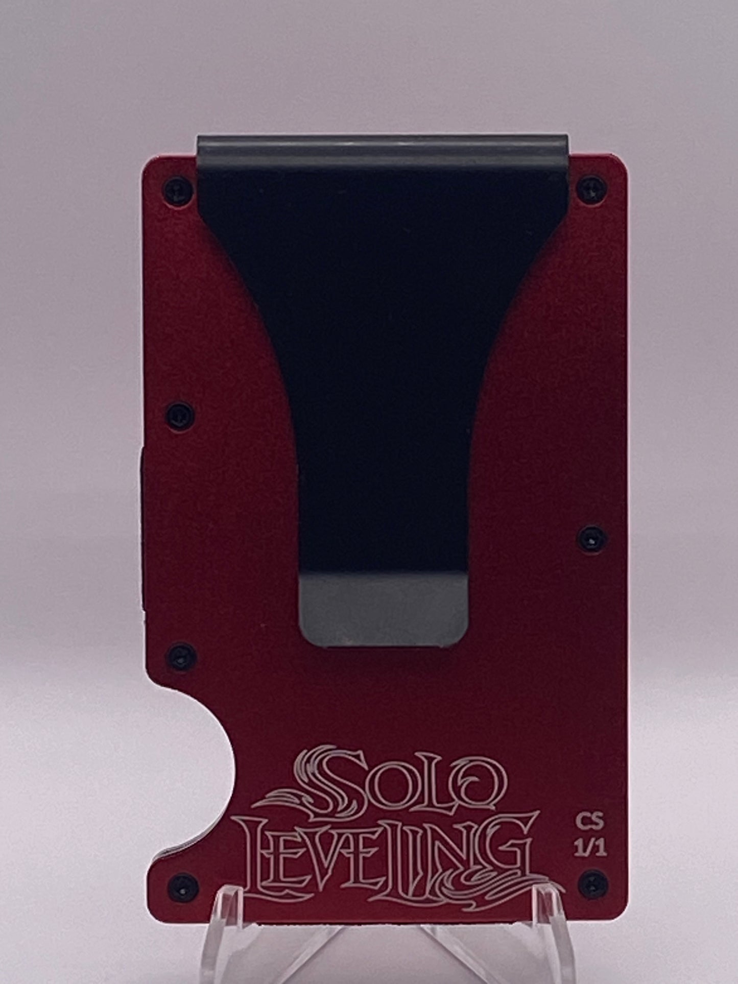 Red Sung Jinwoo RFID Wallet – Solo Leveling 1/1 Crimson Collector’s Edition