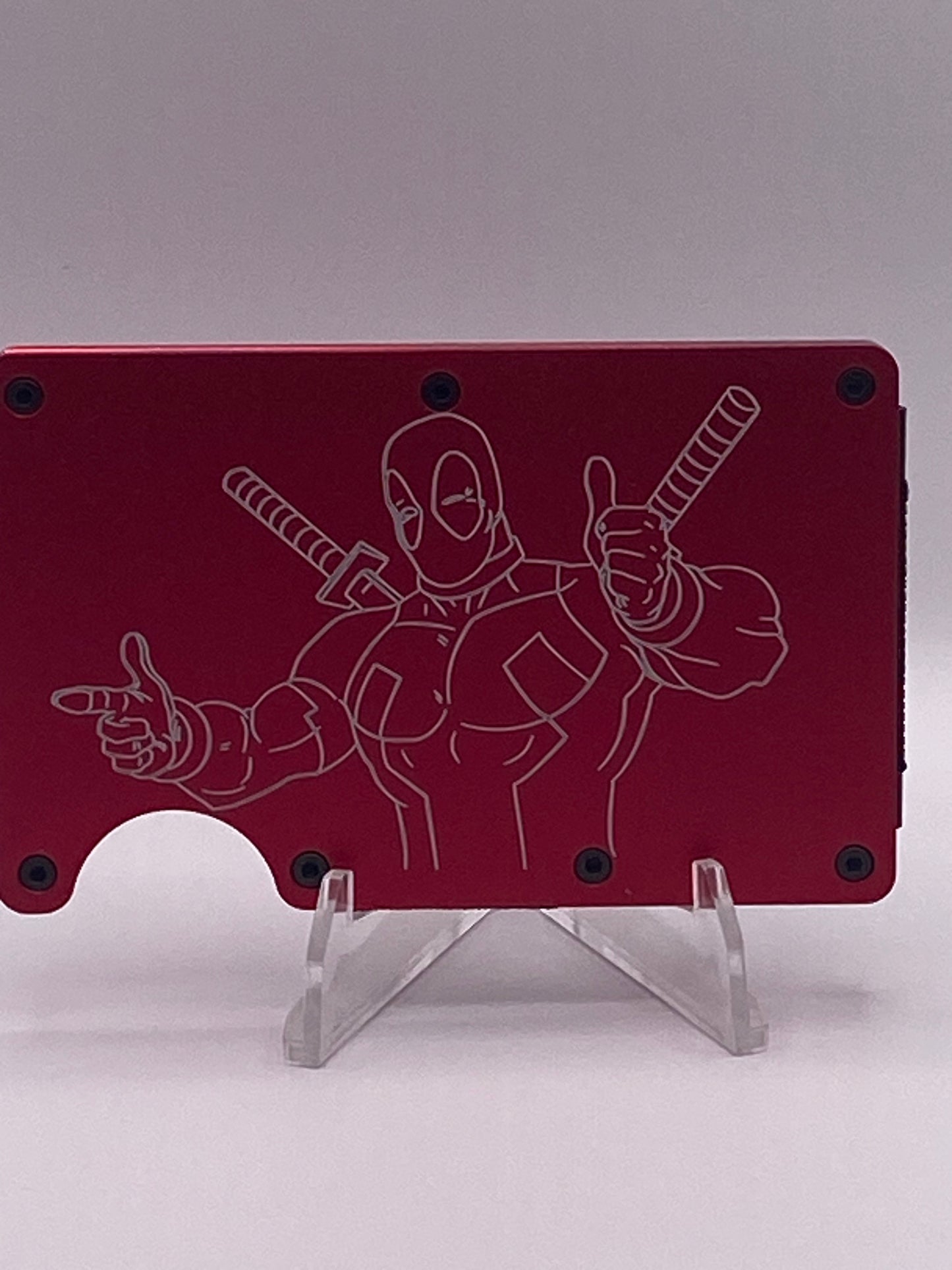 Deadpool “Double Thumbs” RFID Wallet – 1/1 Red Edition by CS