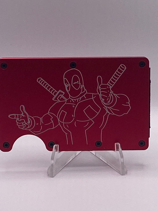 Deadpool “Double Thumbs” RFID Wallet – 1/1 Red Edition by CS