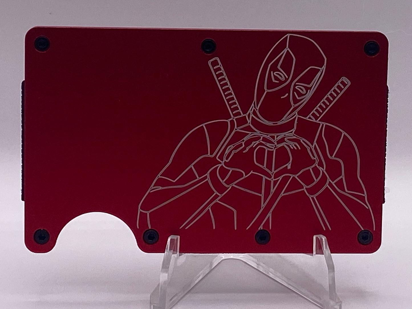 Deadpool “Heart Hands” RFID Wallet – Red Romance Edition | 1-of-1 CS Exclusive