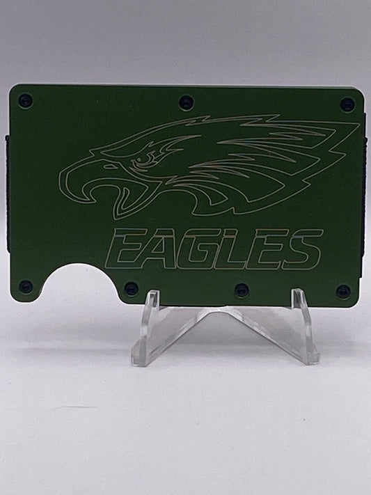 Philadelphia Eagles Brian Dawkins RFID Wallet – 1/1 Custom Engraved Aluminum Money Clip