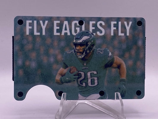 One-of-One Eagles Fan RFID Wallet – Fly Eagles Fly –Saquon Barkley