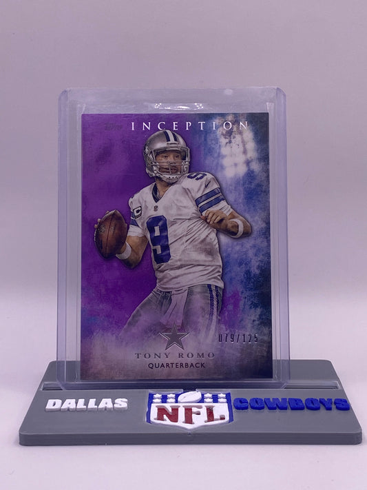 2015 Topps Inception Tony Romo #31 Serial #079/125 Cowboys Numbered