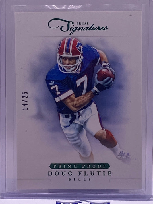 2012 Panini Prime Signatures Doug Flutie “Prime Proof” #142 (14/25) – Buffalo Bills SP | Stand Included