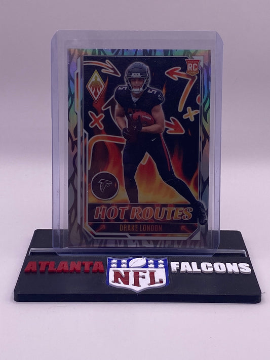 2022 Panini Phoenix “Hot Routes” Drake London RC #HR-1 – Atlanta Falcons Rookie Insert