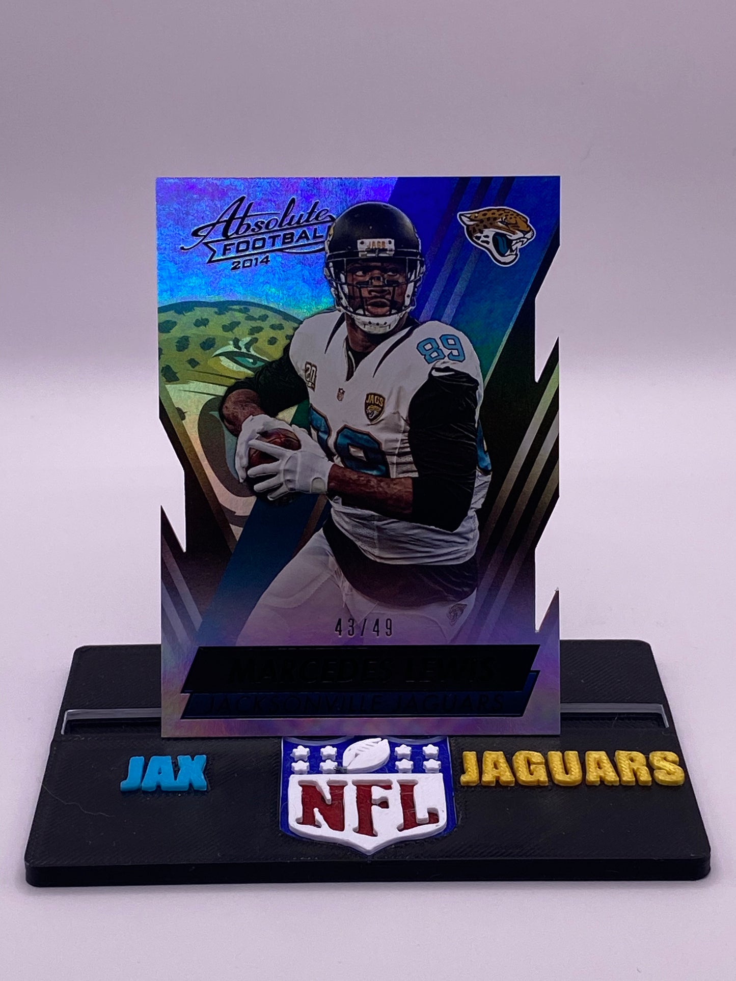 2014 Panini Absolute Football Spectrum Marcedes Lewis /49 (43/49) – Jacksonville Jaguars #38