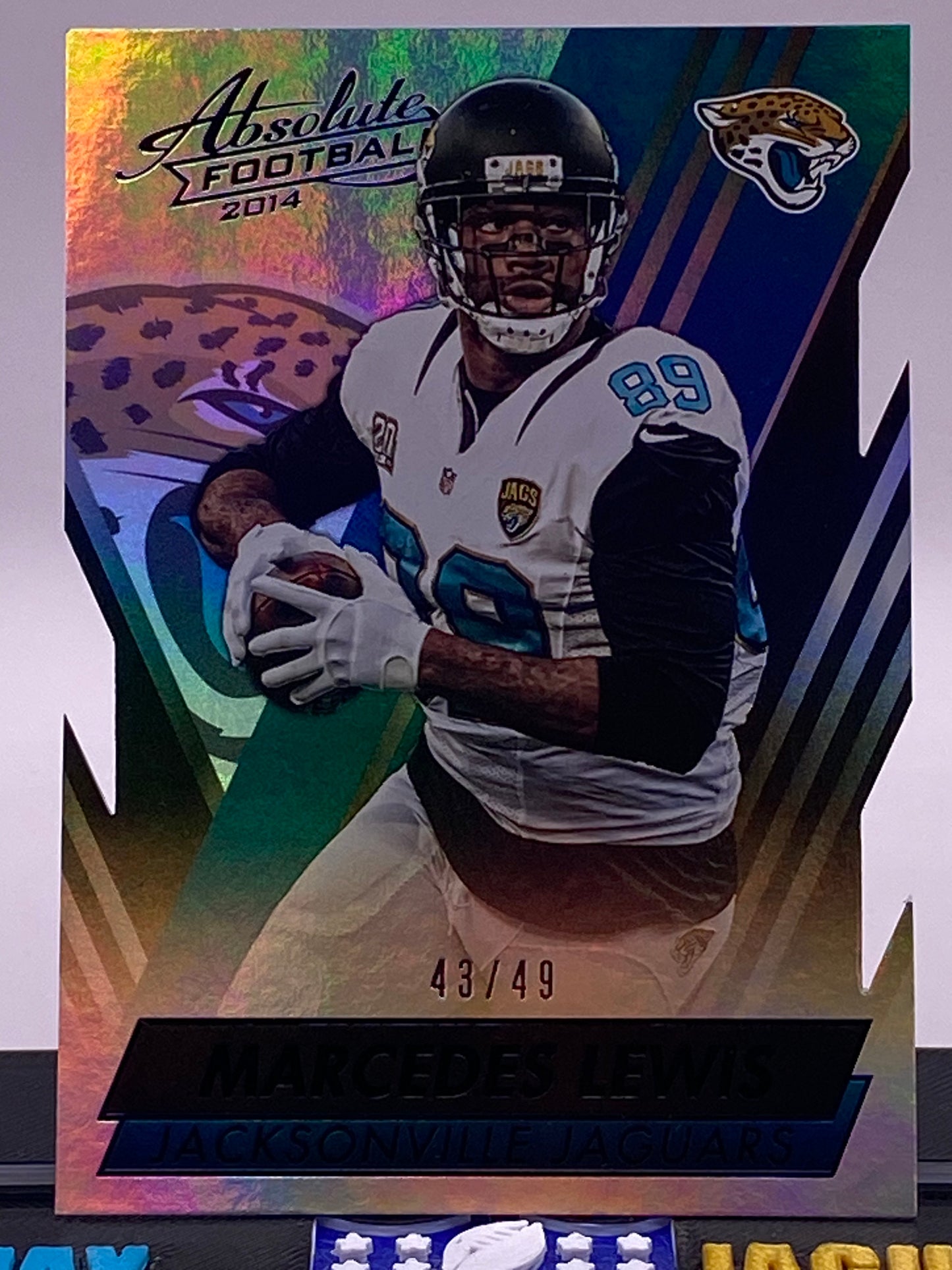 2014 Panini Absolute Football Spectrum Marcedes Lewis /49 (43/49) – Jacksonville Jaguars #38