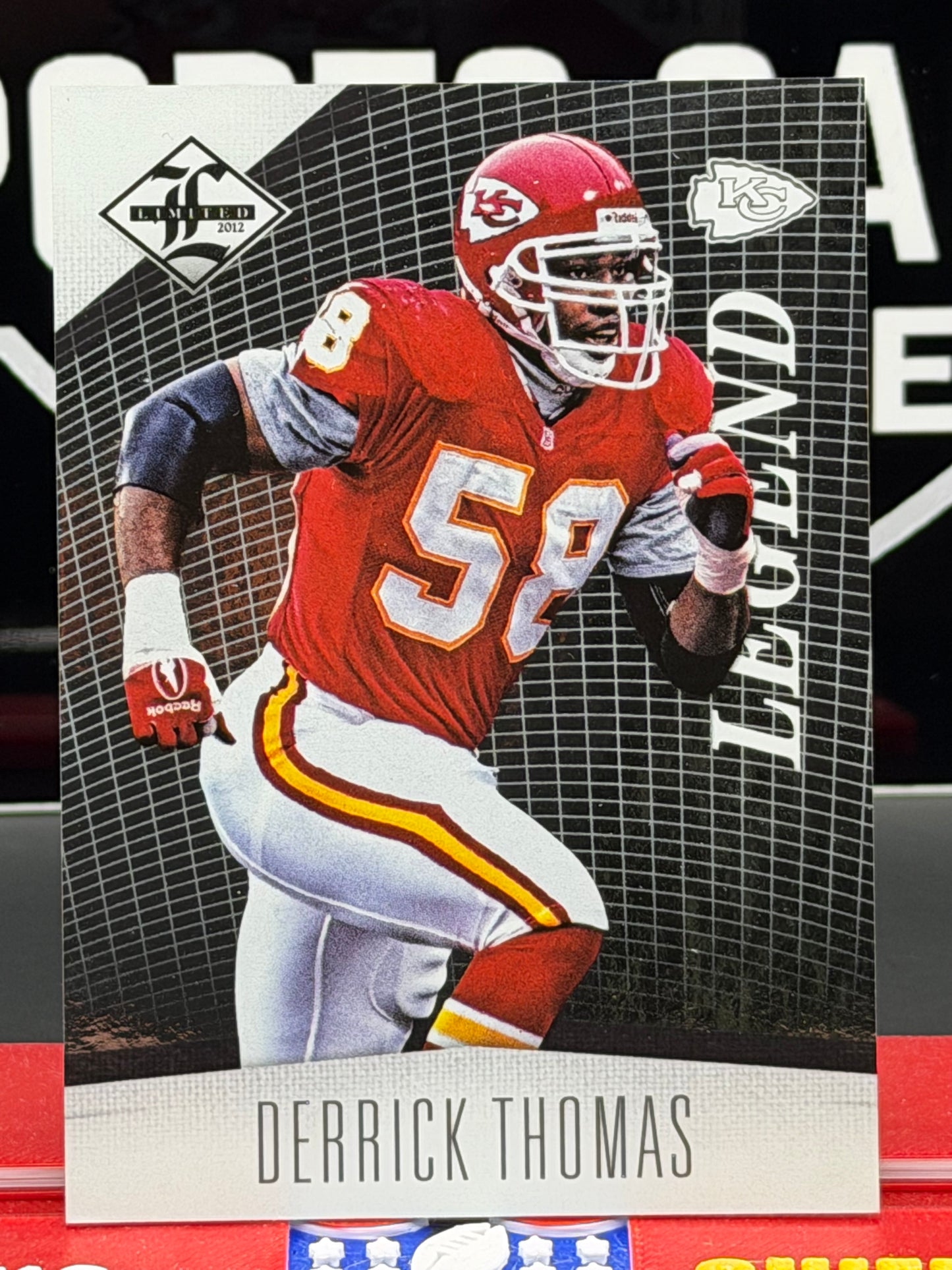 2012 Panini Limited Derrick Thomas #145 160/399 Kansas City Chiefs HOF LB
