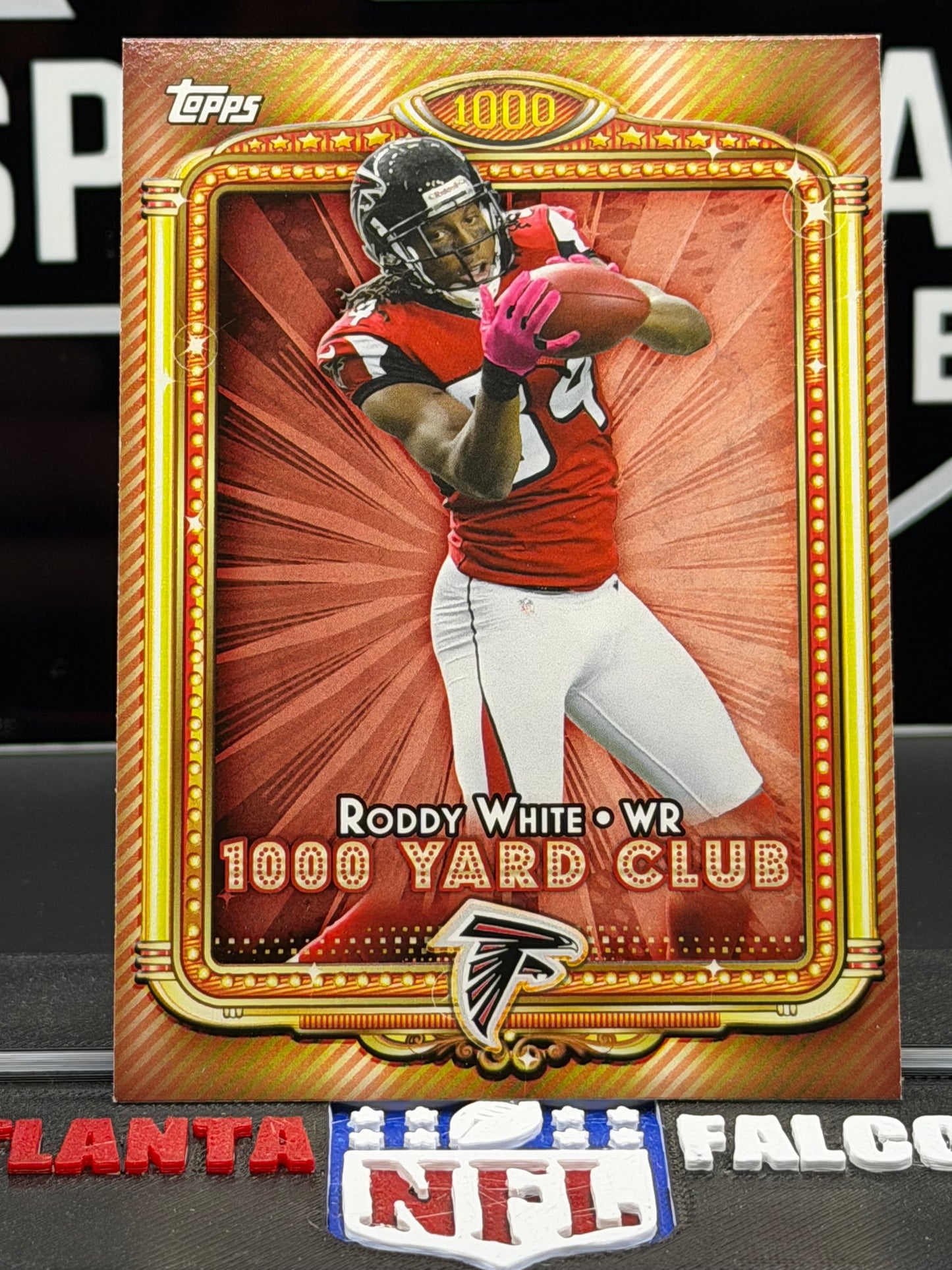 2013 Topps 1000 Yard Club Roddy White #15 Atlanta Falcons Insert 1351 Yds