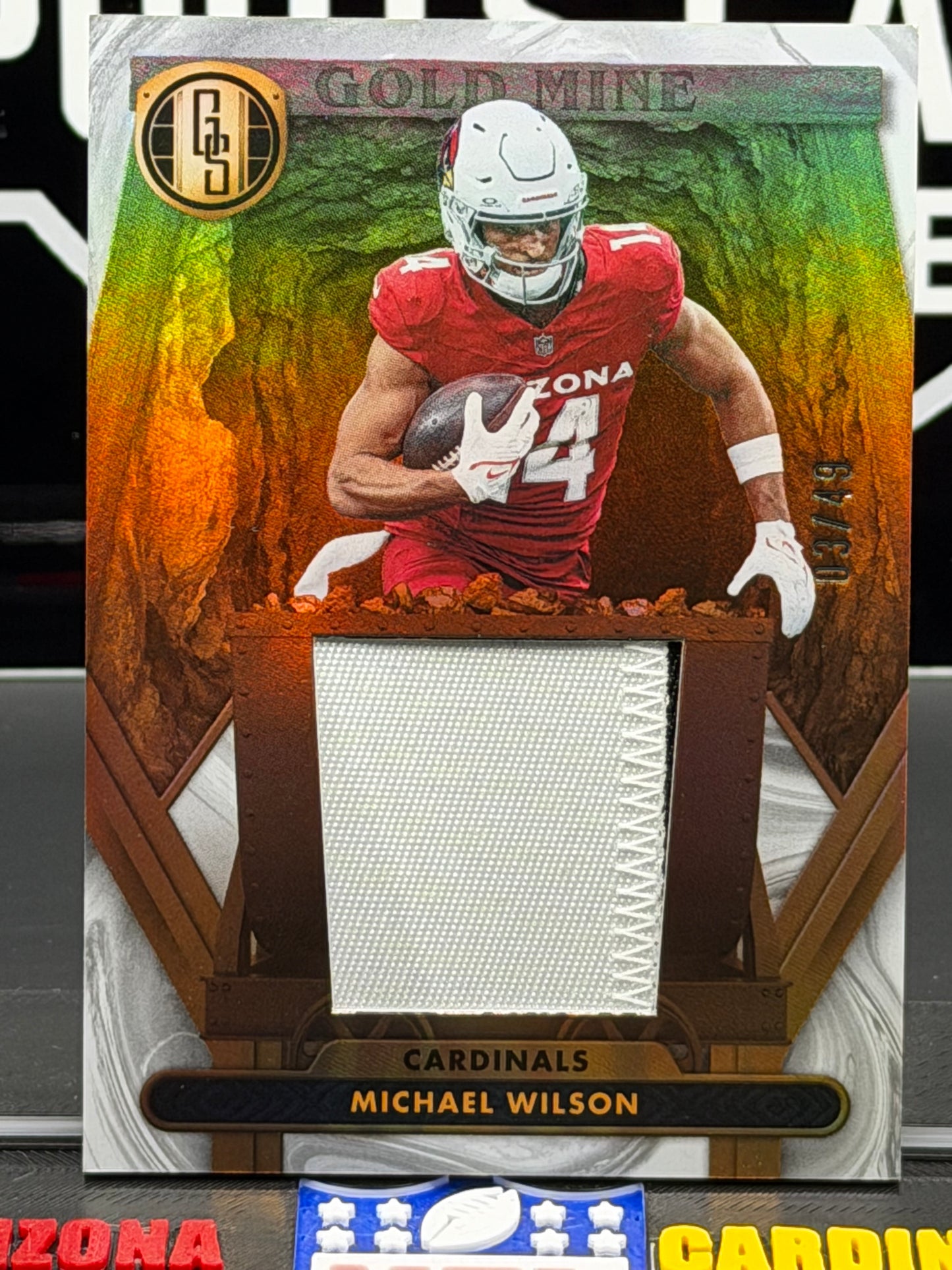 2024 Gold Standard Michael Wilson Gold Mine Relic /49 GM-MWN Cardinals 03/49
