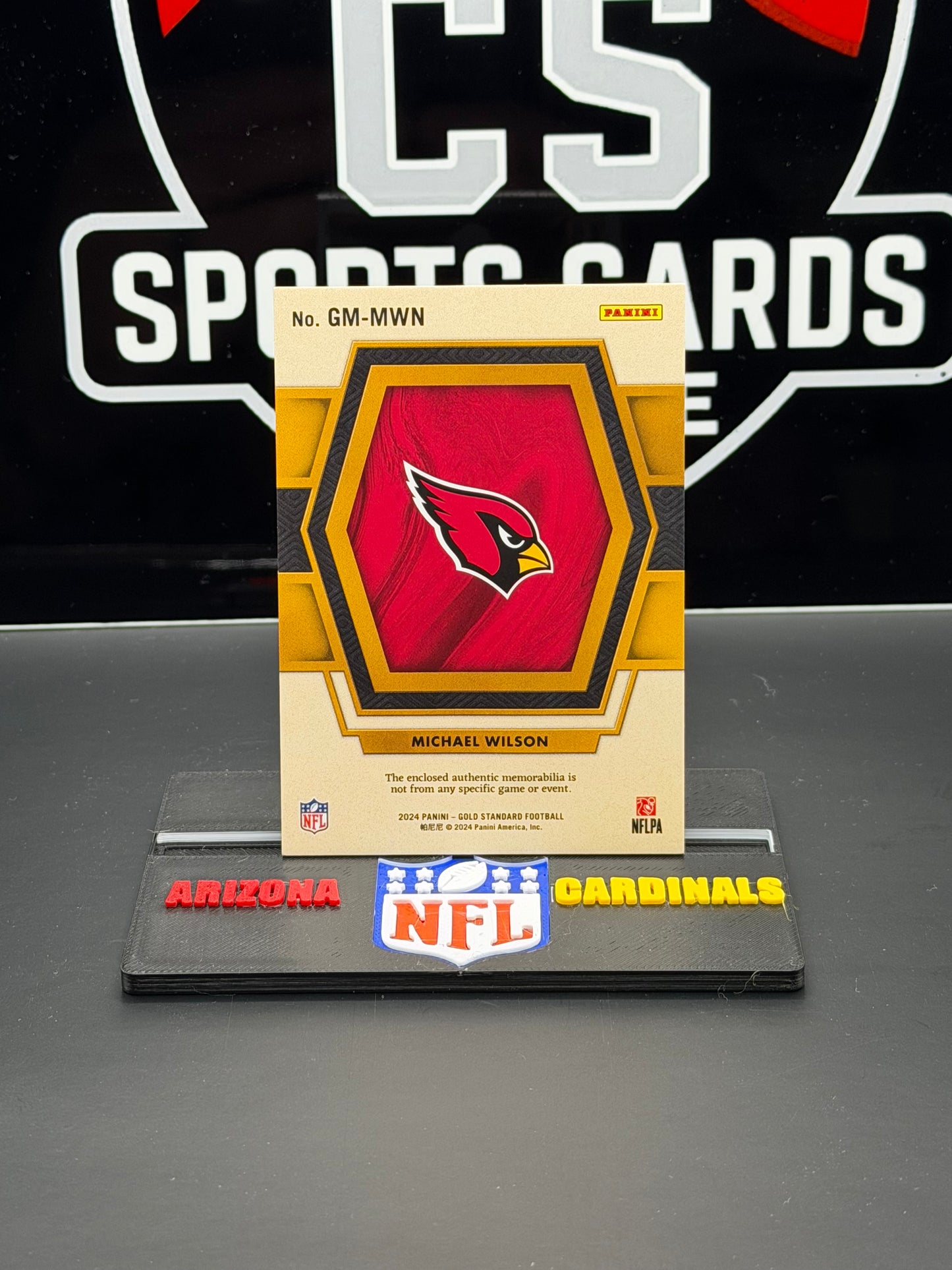 2024 Gold Standard Michael Wilson Gold Mine Relic /49 GM-MWN Cardinals 03/49