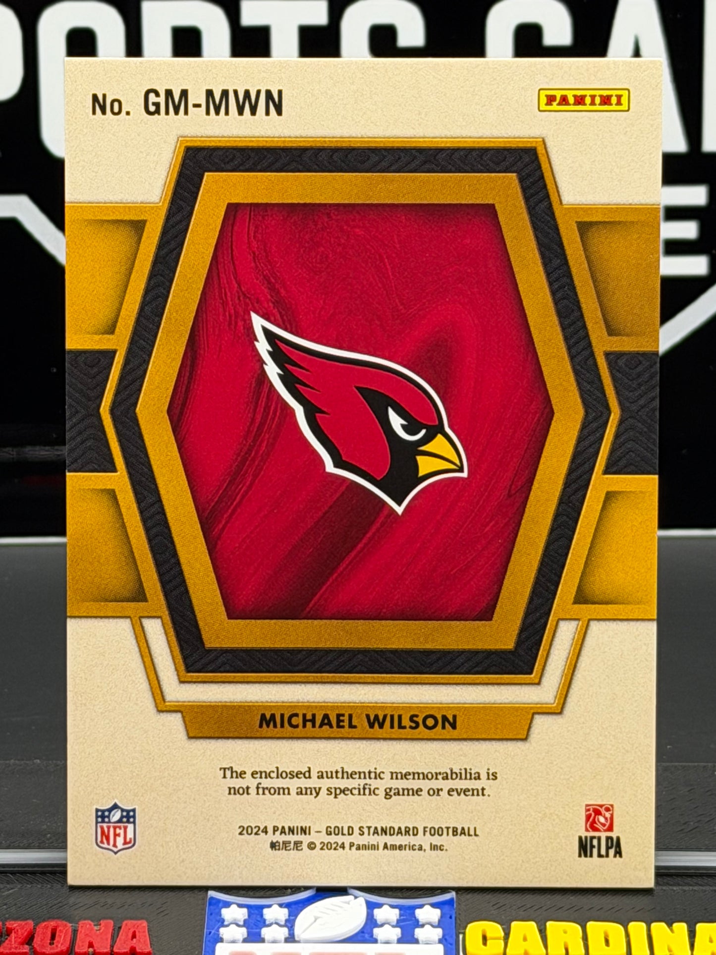 2024 Gold Standard Michael Wilson Gold Mine Relic /49 GM-MWN Cardinals 03/49
