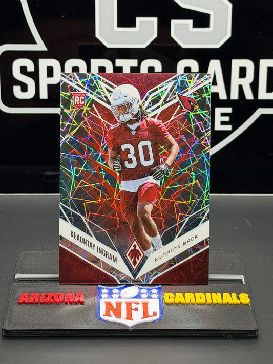 2022 Panini Phoenix Keaontay Ingram RC Red /50 #153 Cardinals Rookie 29/50