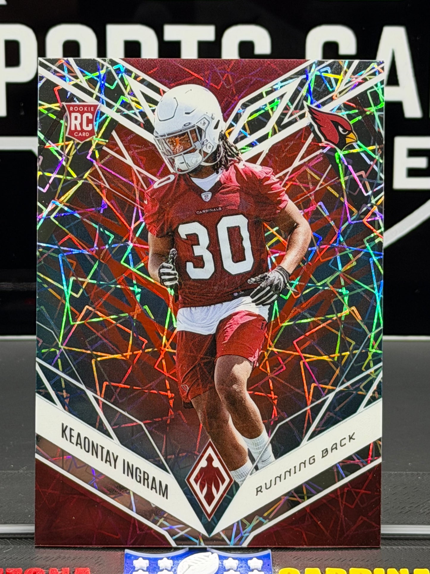 2022 Panini Phoenix Keaontay Ingram RC Red /50 #153 Cardinals Rookie 29/50