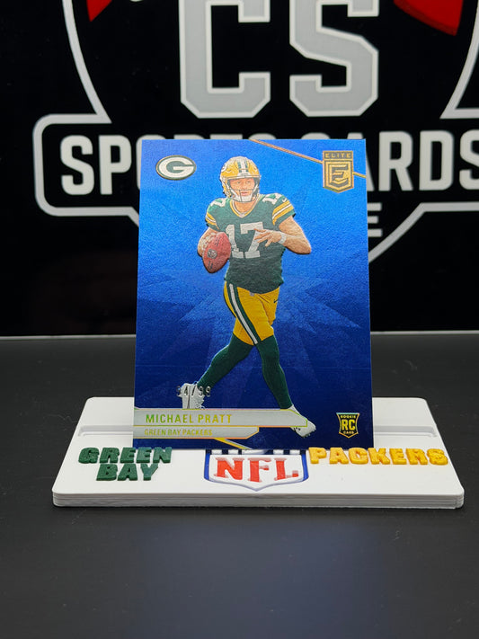 2024 Donruss Elite Michael Pratt RC Blue /99 #135 Packers Rookie QB 94/99