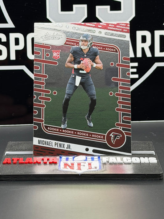 2024 Panini Absolute Michael Penix Jr RC #108 Atlanta Falcons Rookie QB