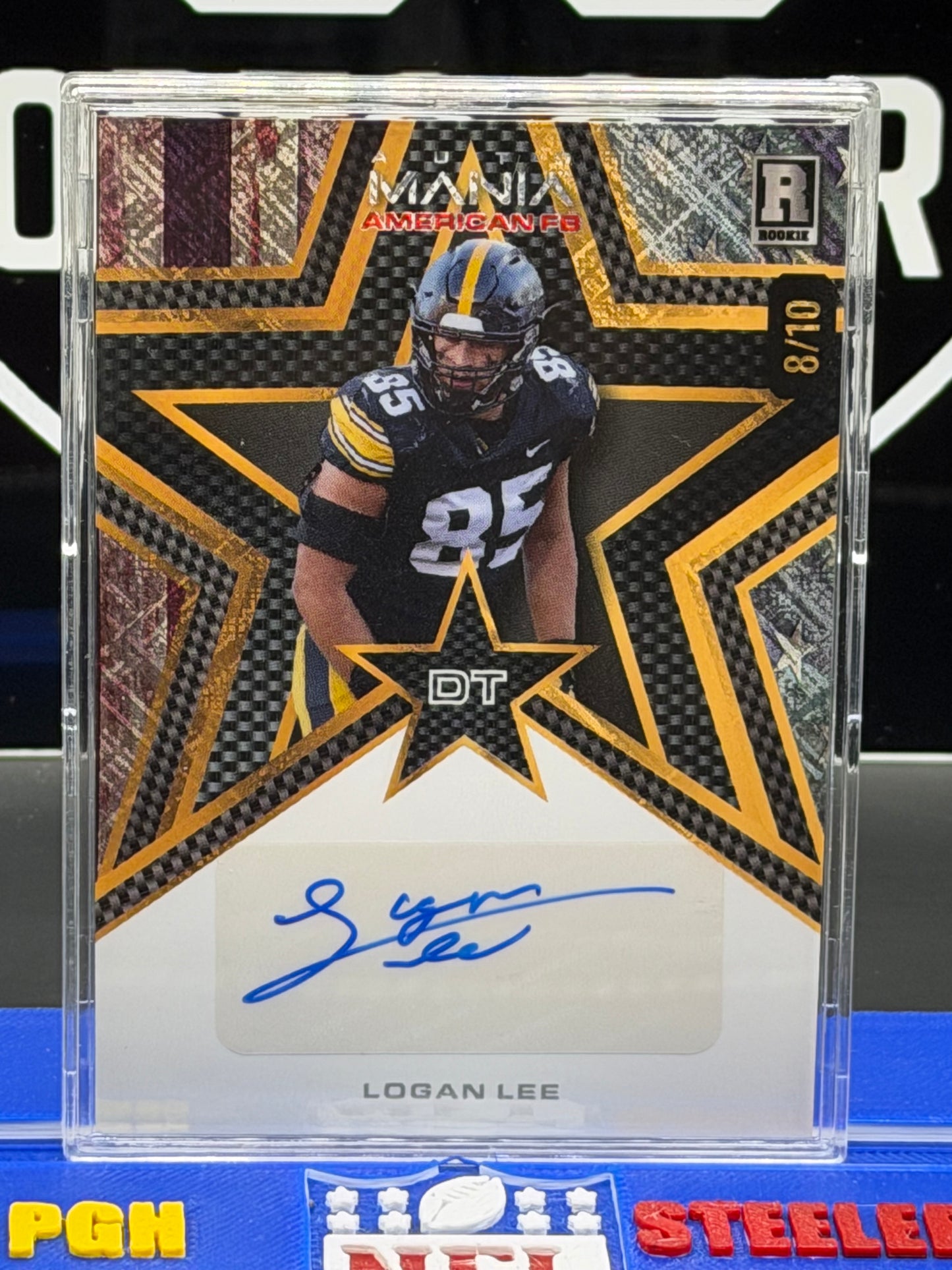 Logan Lee Rookie Auto 8/10 2024 Wild Card American FB AMAS-LL DT