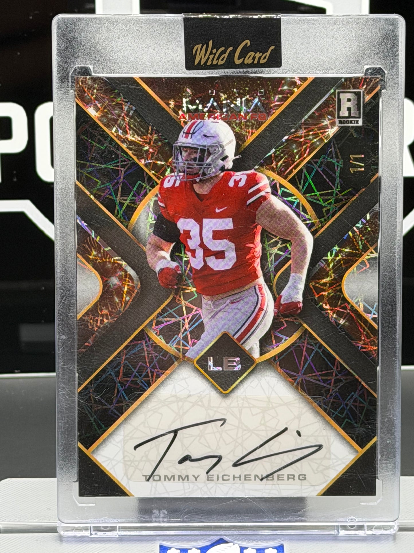 Tommy Eichenberg Rookie 1/1 Auto Wild Card Auto Mania AMAT-TE LB