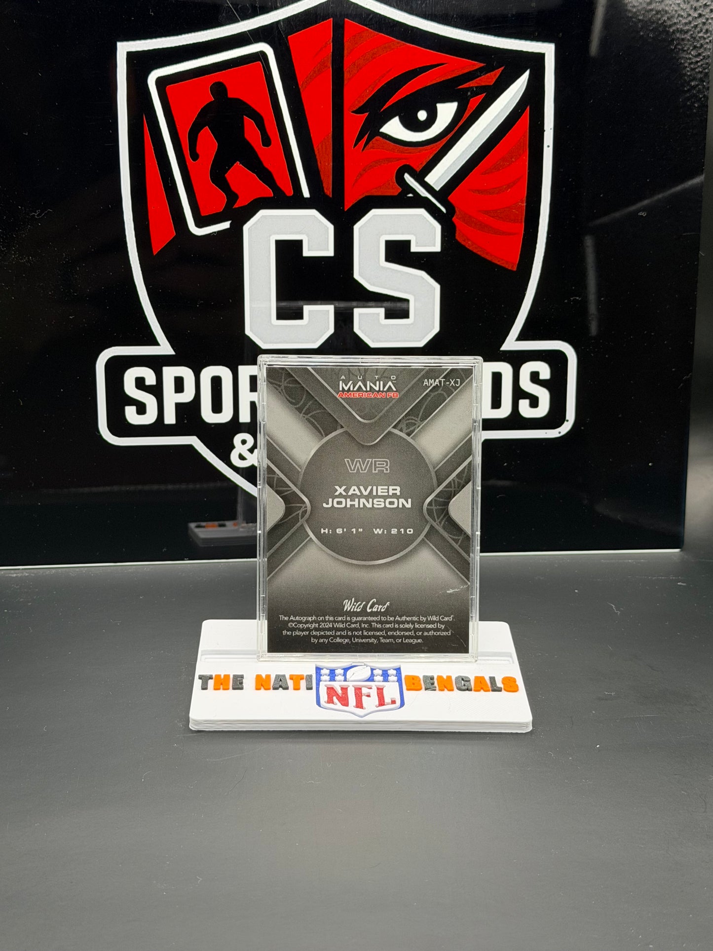 2024 Wild Card Auto Mania Xavier Johnson RC Auto 5/25 Ohio State WR