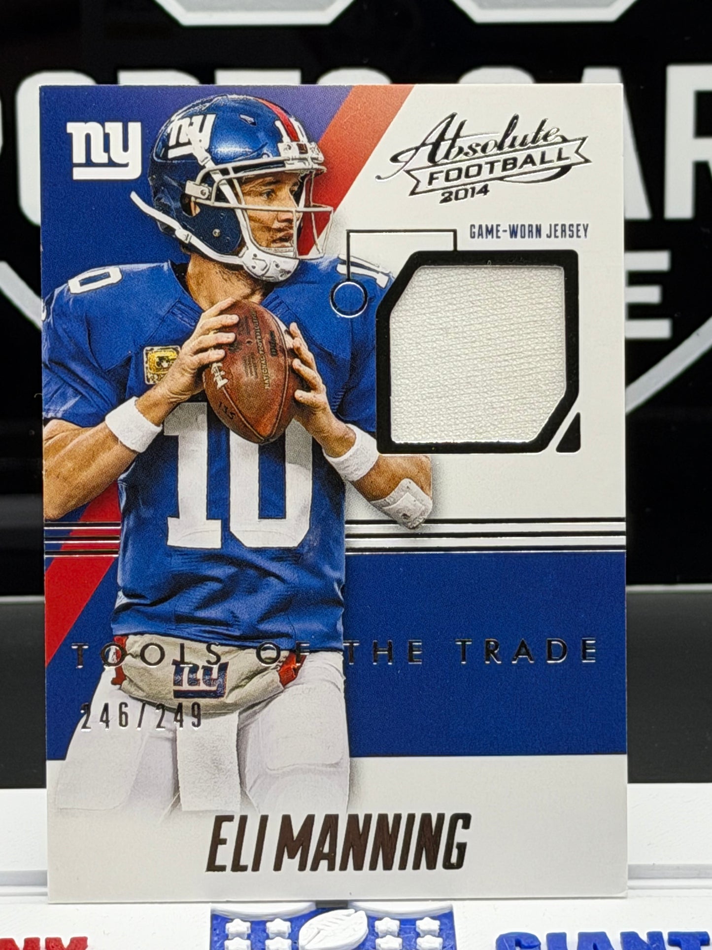 Eli Manning 2014 Absolute Tools of the Trade Game-Worn Jersey 246/249 TT-EM