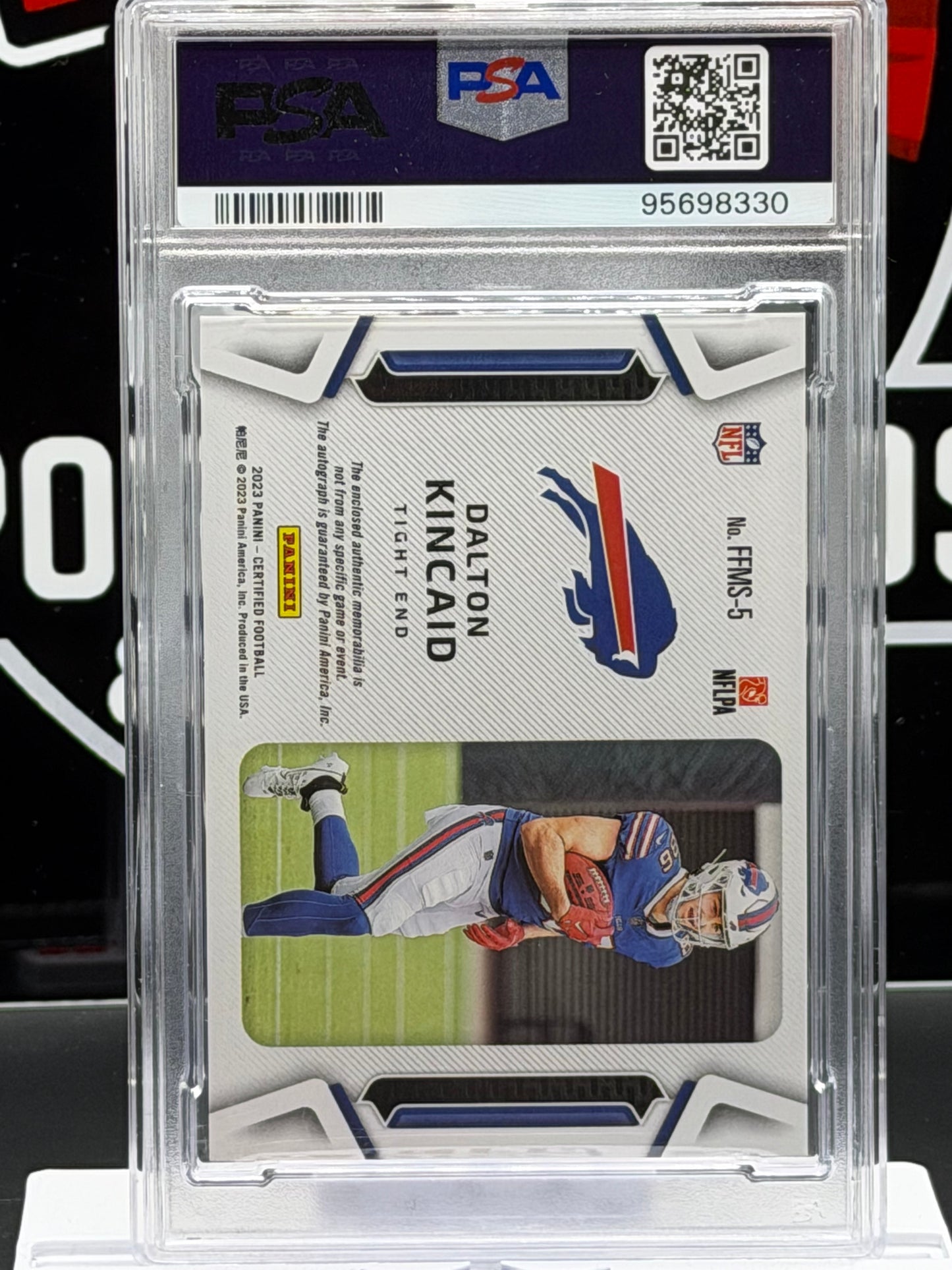 2023 Certified Dalton Kincaid Freshman Fabric Mirror Sig Bronze #FFMS-5 PSA 8