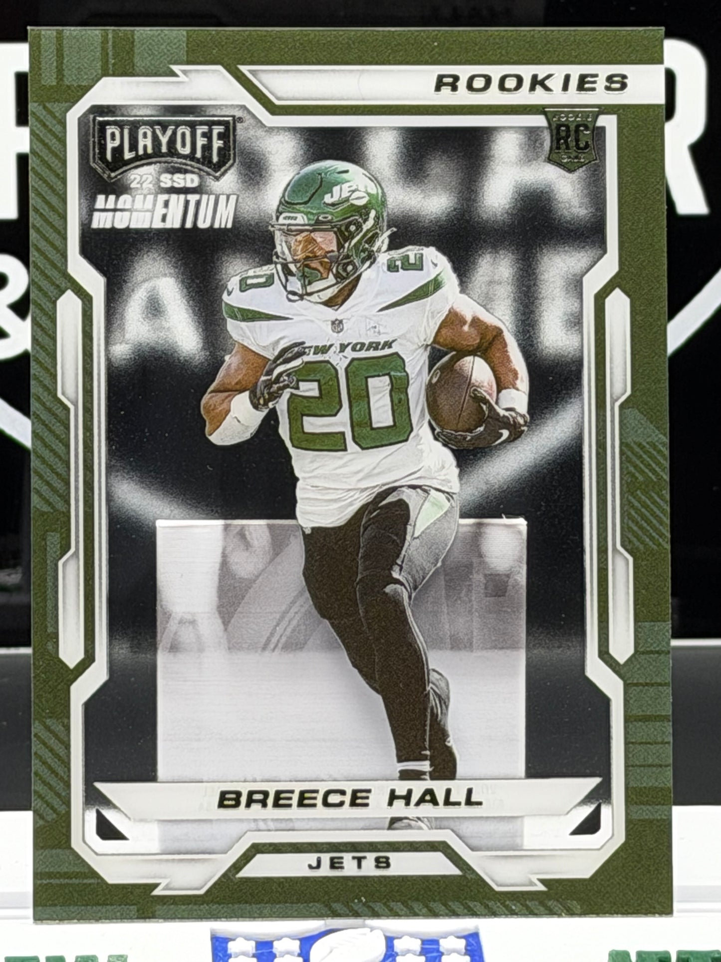 2022 Chronicles Playoff Momentum Breece Hall RC PMR-13 Jets