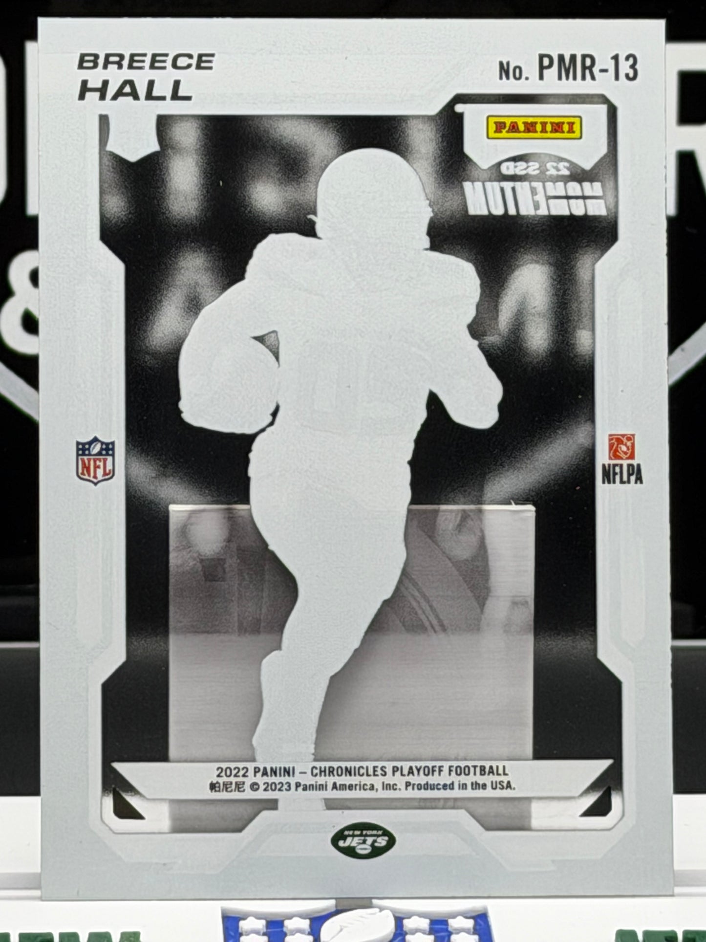 2022 Chronicles Playoff Momentum Breece Hall RC PMR-13 Jets