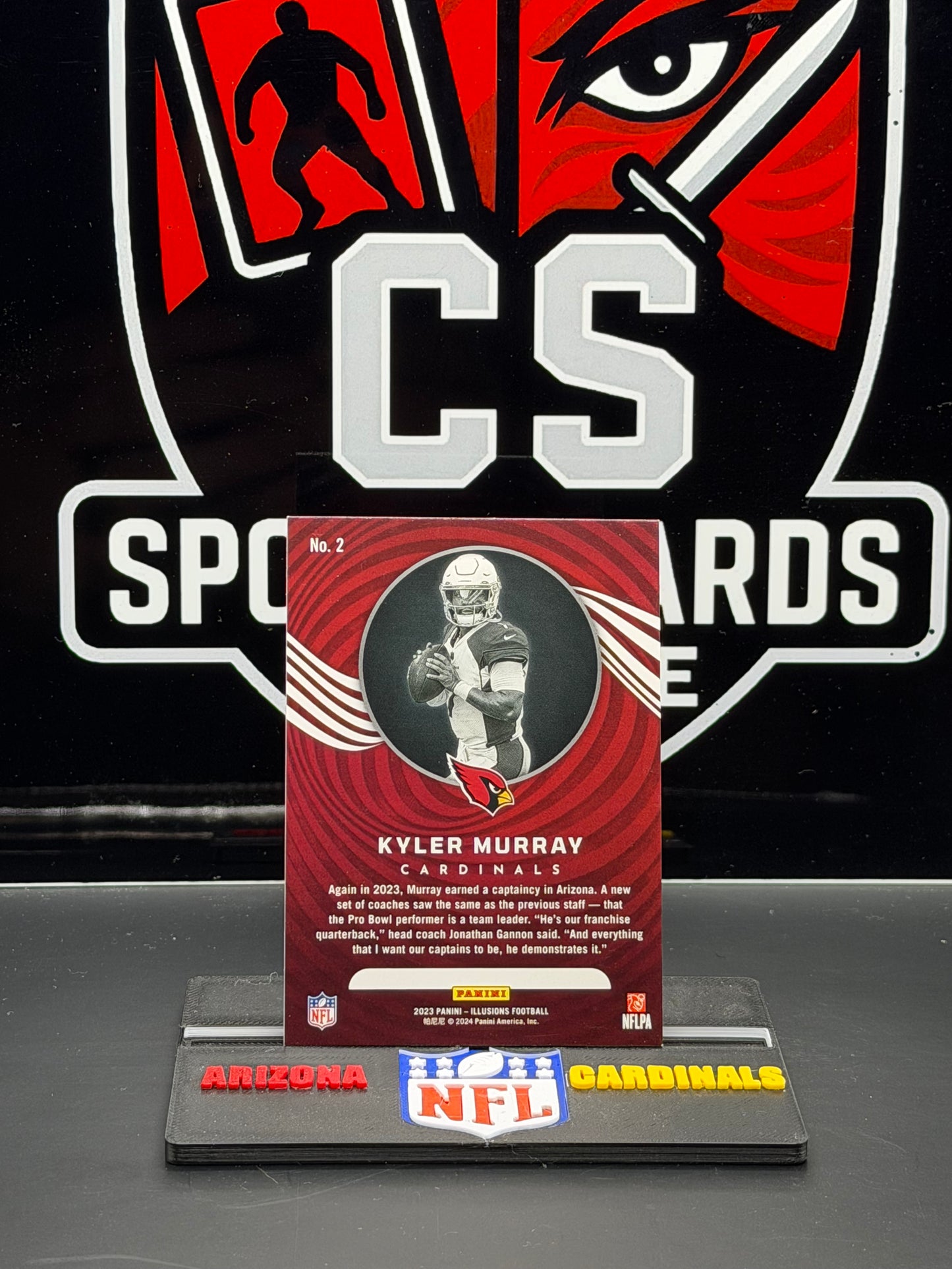 2023 Panini Illusions Kyler Murray Orange /125 #2 Cardinals