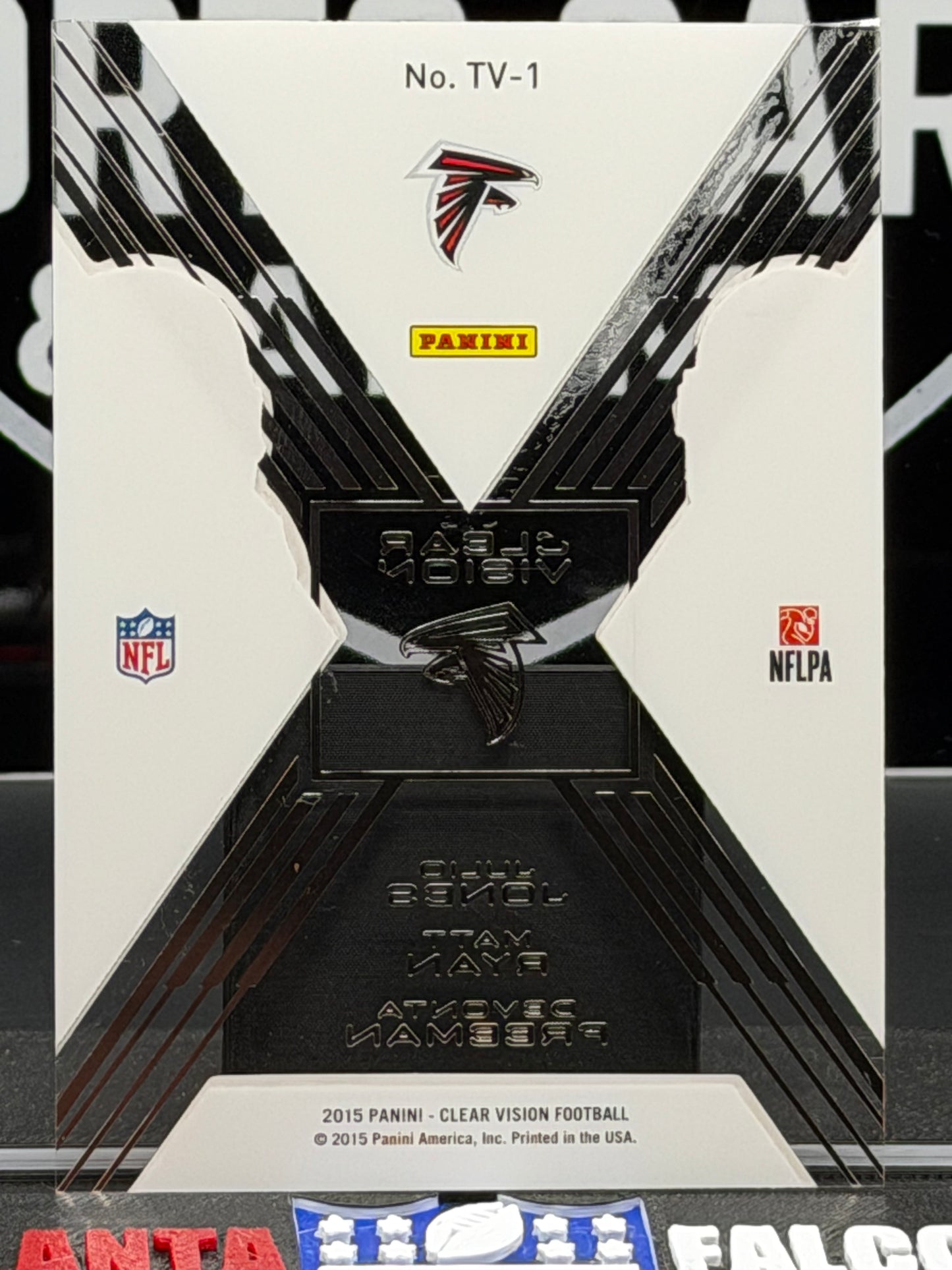 2015 Panini Clear Vision Team Vision Falcons Julio Ryan Freeman