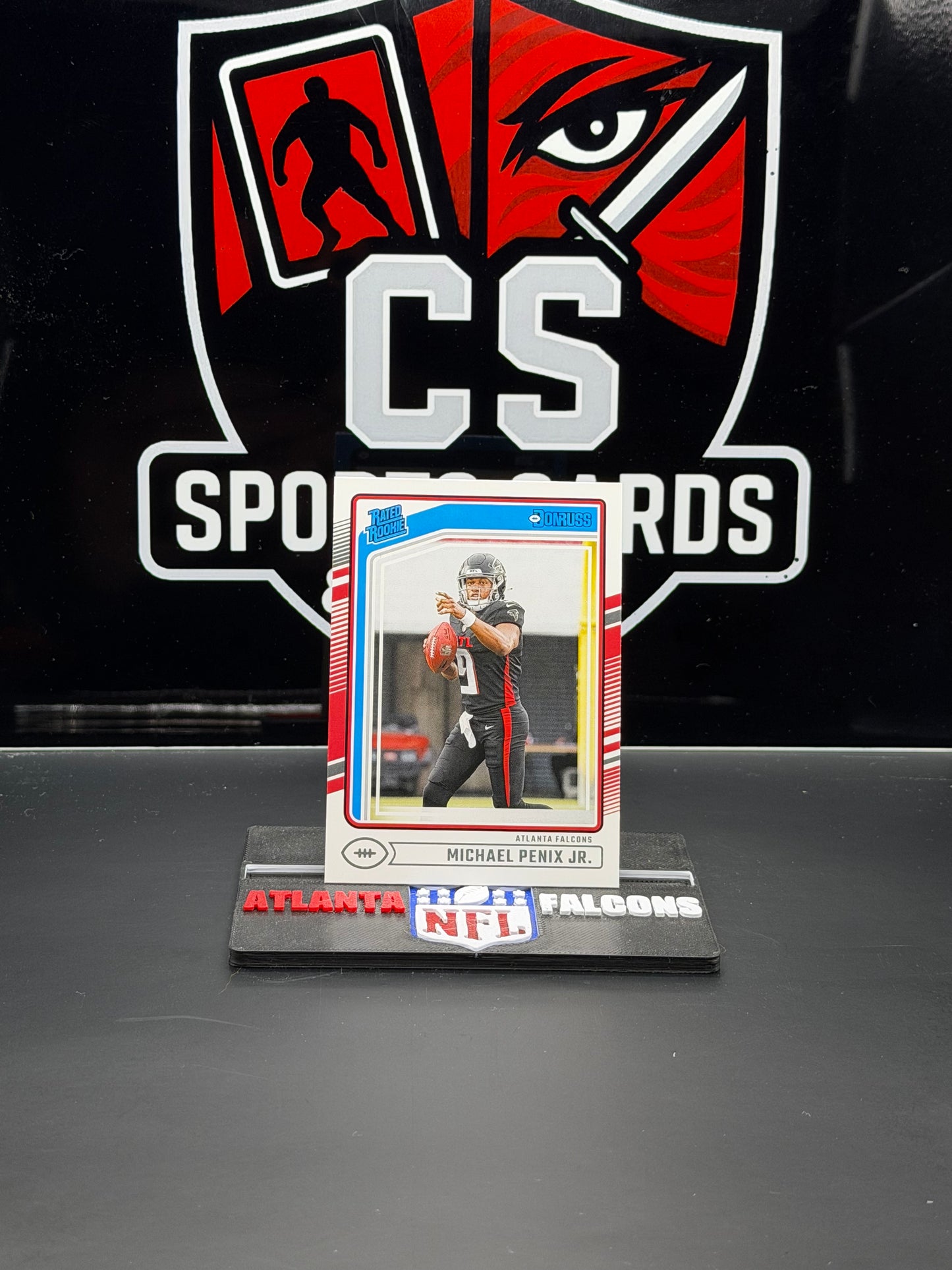 2024 Donruss Michael Penix Jr Rated Rookie RC #308 Falcons