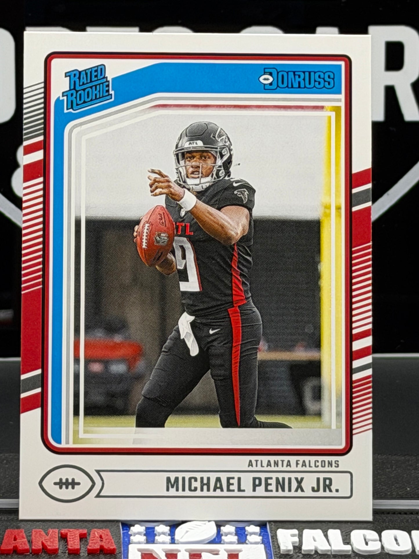 2024 Donruss Michael Penix Jr Rated Rookie RC #308 Falcons