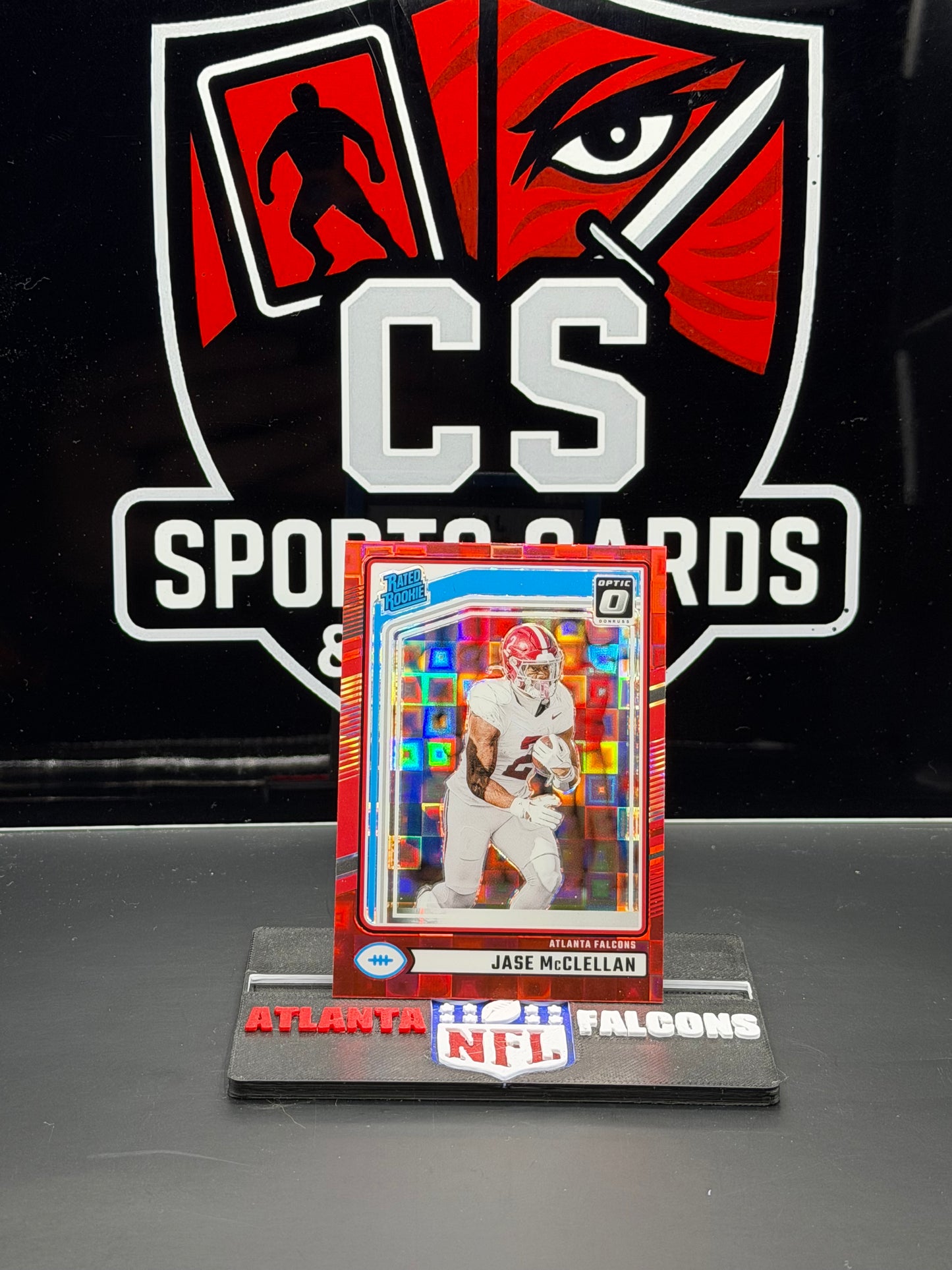 2024 Donruss Optic Jase McClellan Rated Rookie Red Pandora RC